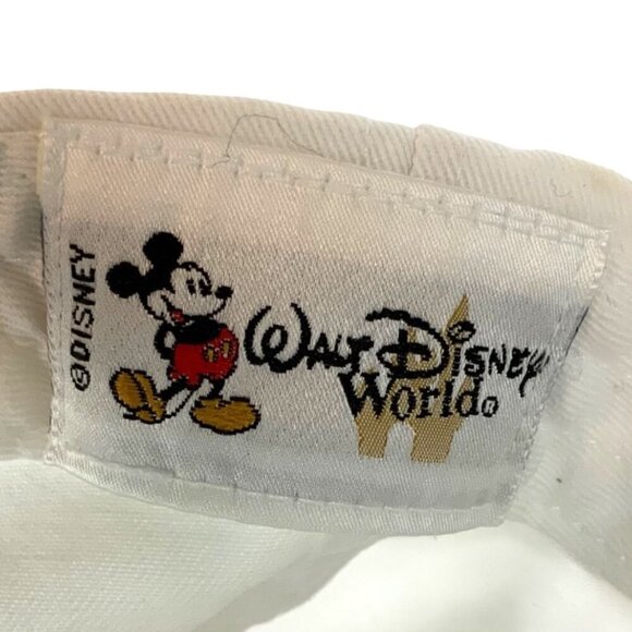 Walt Disney World Since 1971 Mickey Mouse White Embroidered Baseball Cap Adjusta - Picture 7 of 10